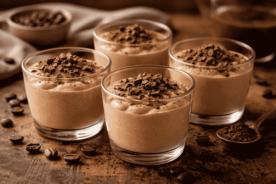Kávová pěna: krémový dezertní recept