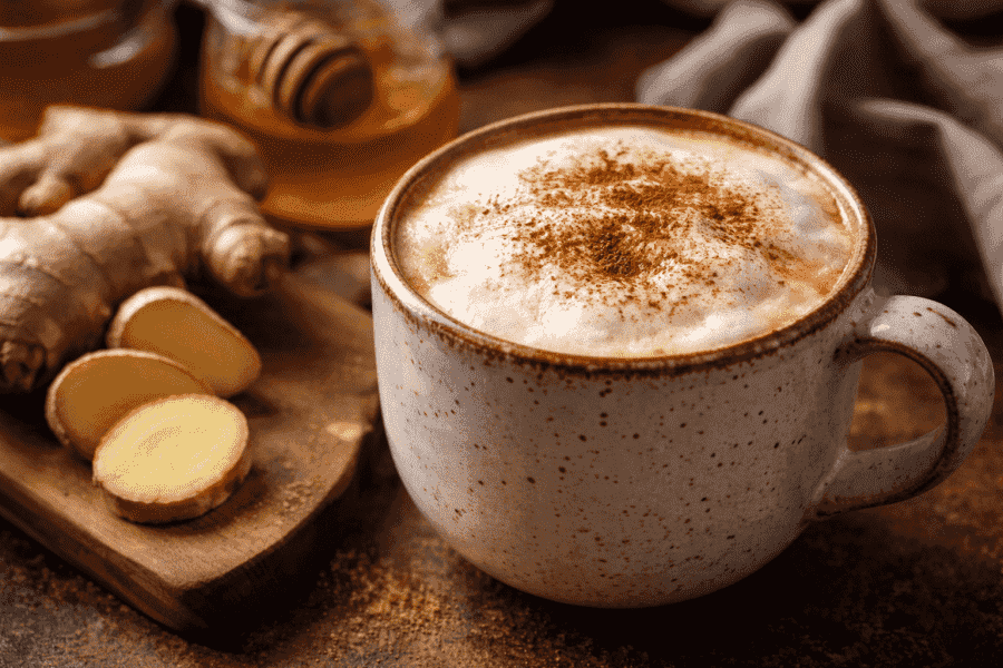 Cappuccino zázvor: káva s extra šťávou!