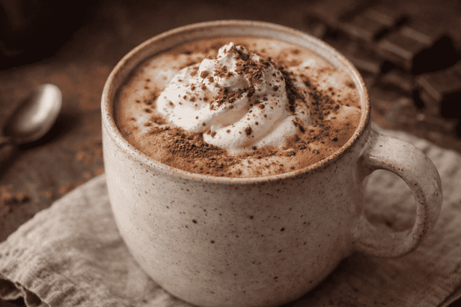 Mocha latte: krémový recept s čokoládou