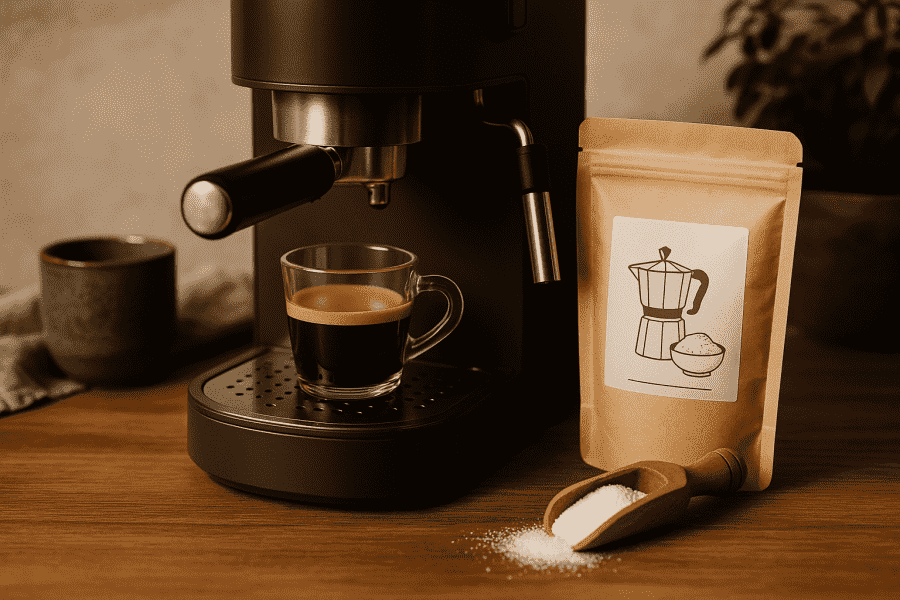 odvápnění espressomachine