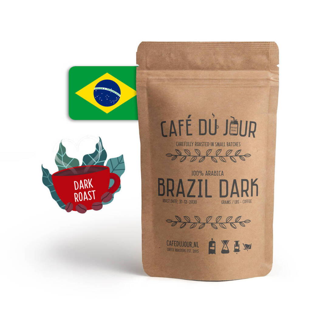 Café du Jour Dark Roast Brazílie