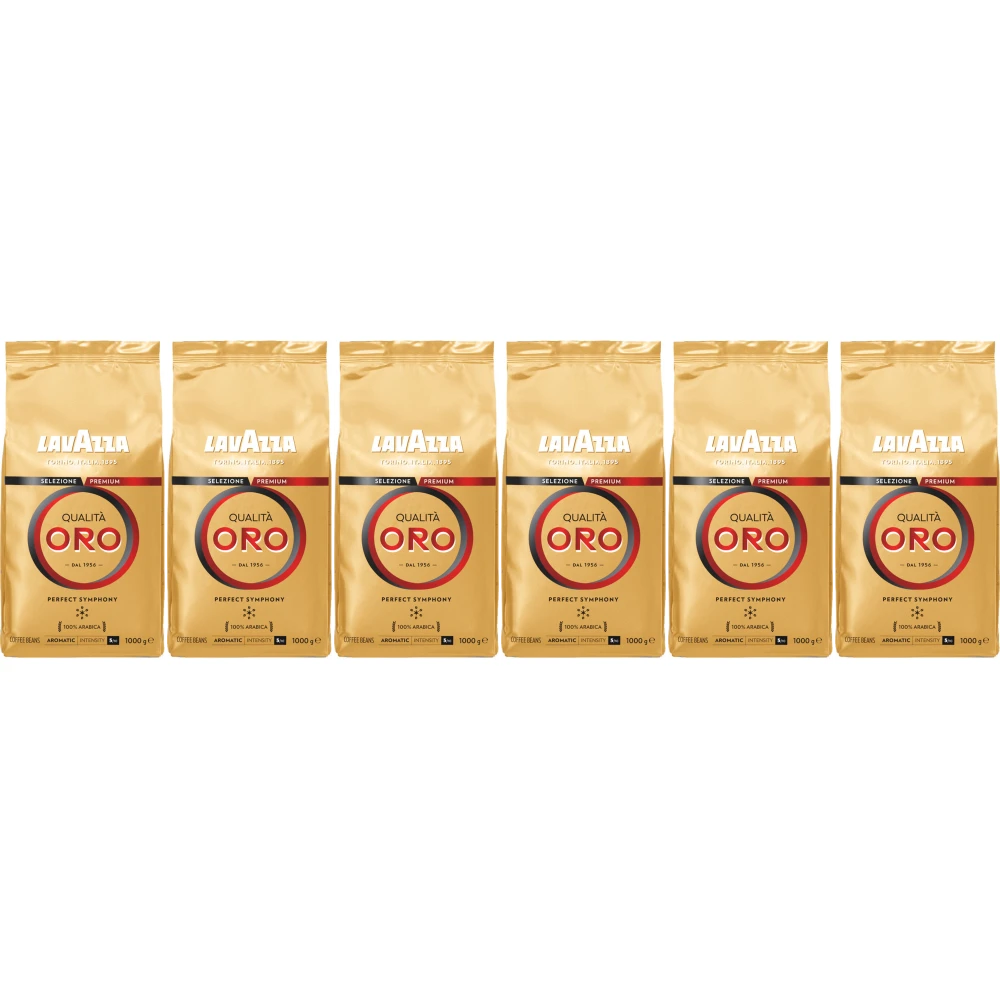 Lavazza Qualità Oro - kávová zrna - 6 x 1 kg