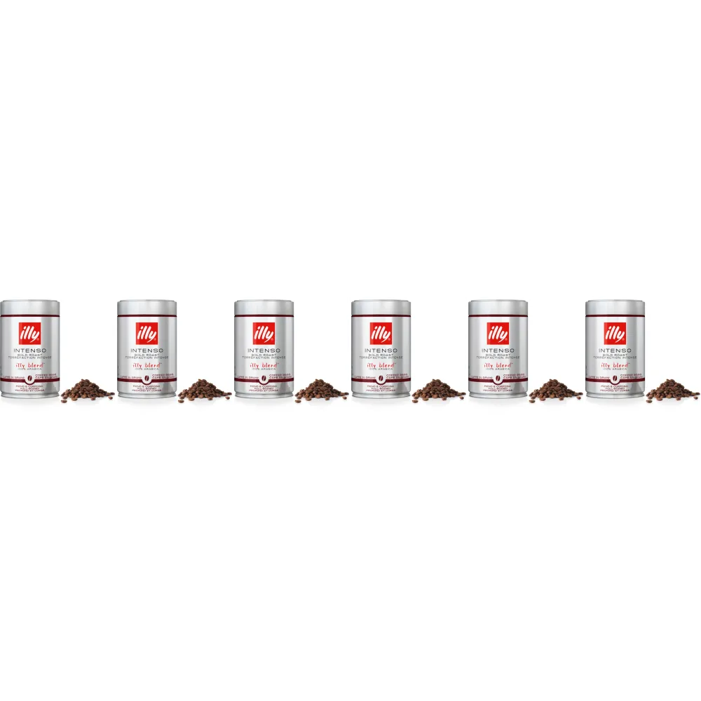 illy Intenso - kávová zrna - 6 x 250 gramů