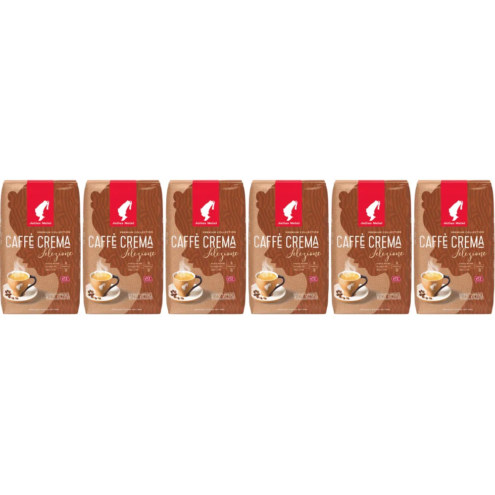 Julius Meinl Caffè Crema Premium Collection - kávová zrna - 6 x 1 kg