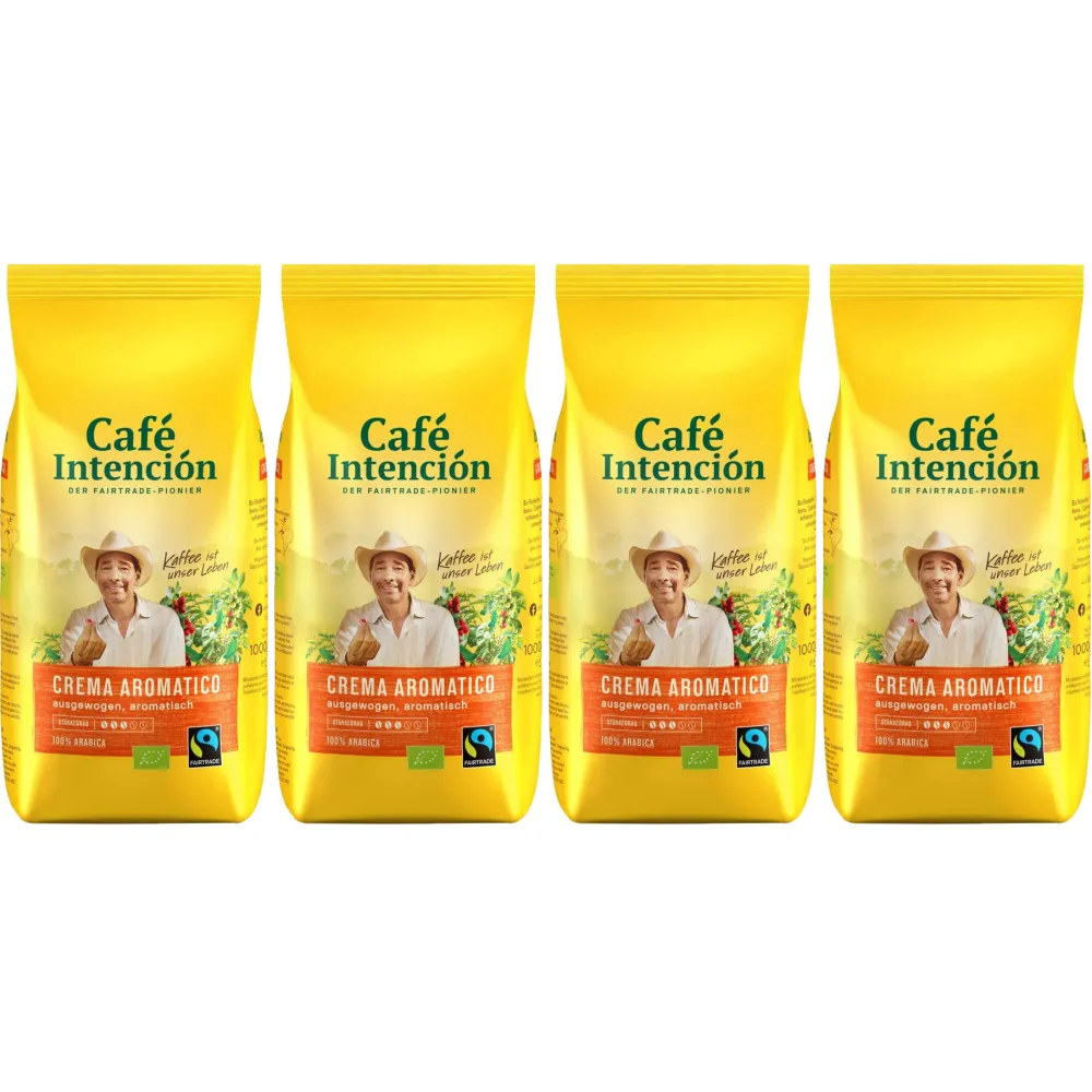 Café Intención Crema Aromatico - kávová zrna - 4 x 1 kg