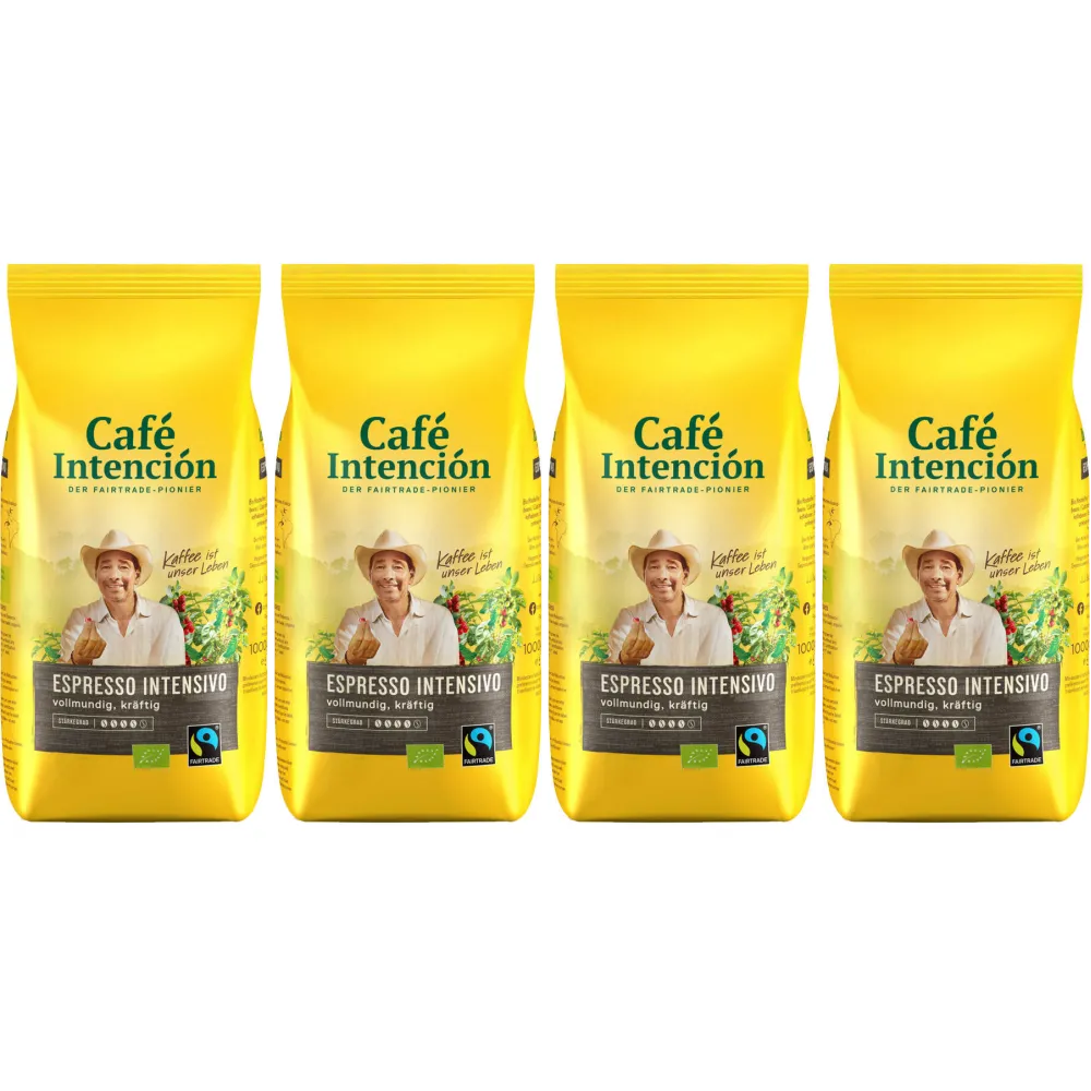 Café Intención Intensivo - kávová zrna - 4 x 1 kg
