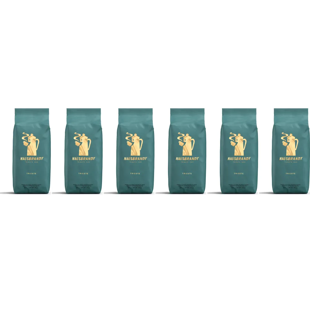 Caffè Hausbrandt Trieste - kávová zrna - 6 x 1 kilo