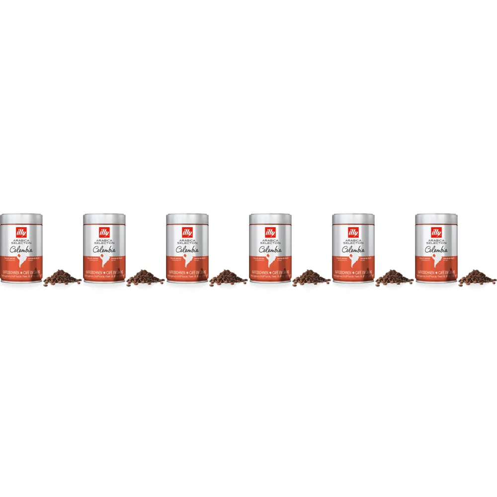 illy - Arabica Selection Colombia - 6 x kávová zrna - 250 gramů