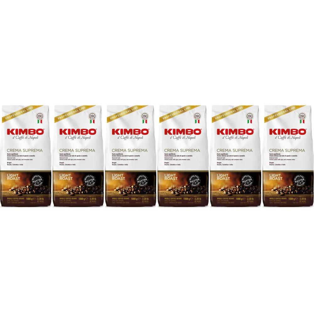 Kimbo Crema Suprema - kávová zrna - 6 x 1 kg