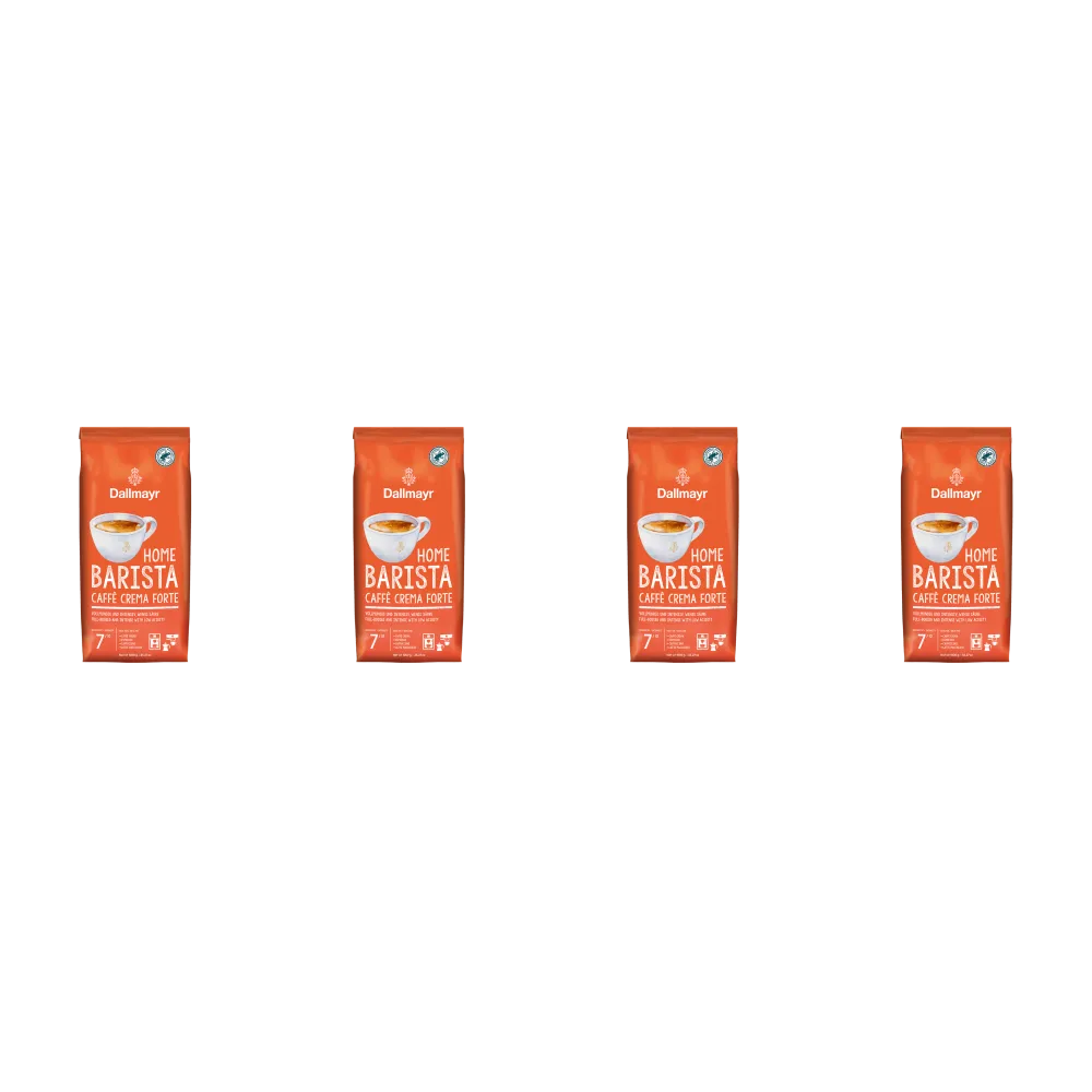 Dallmayr Home Barista Caffè Crema Forte - kávová zrna - 4 x 1 kg