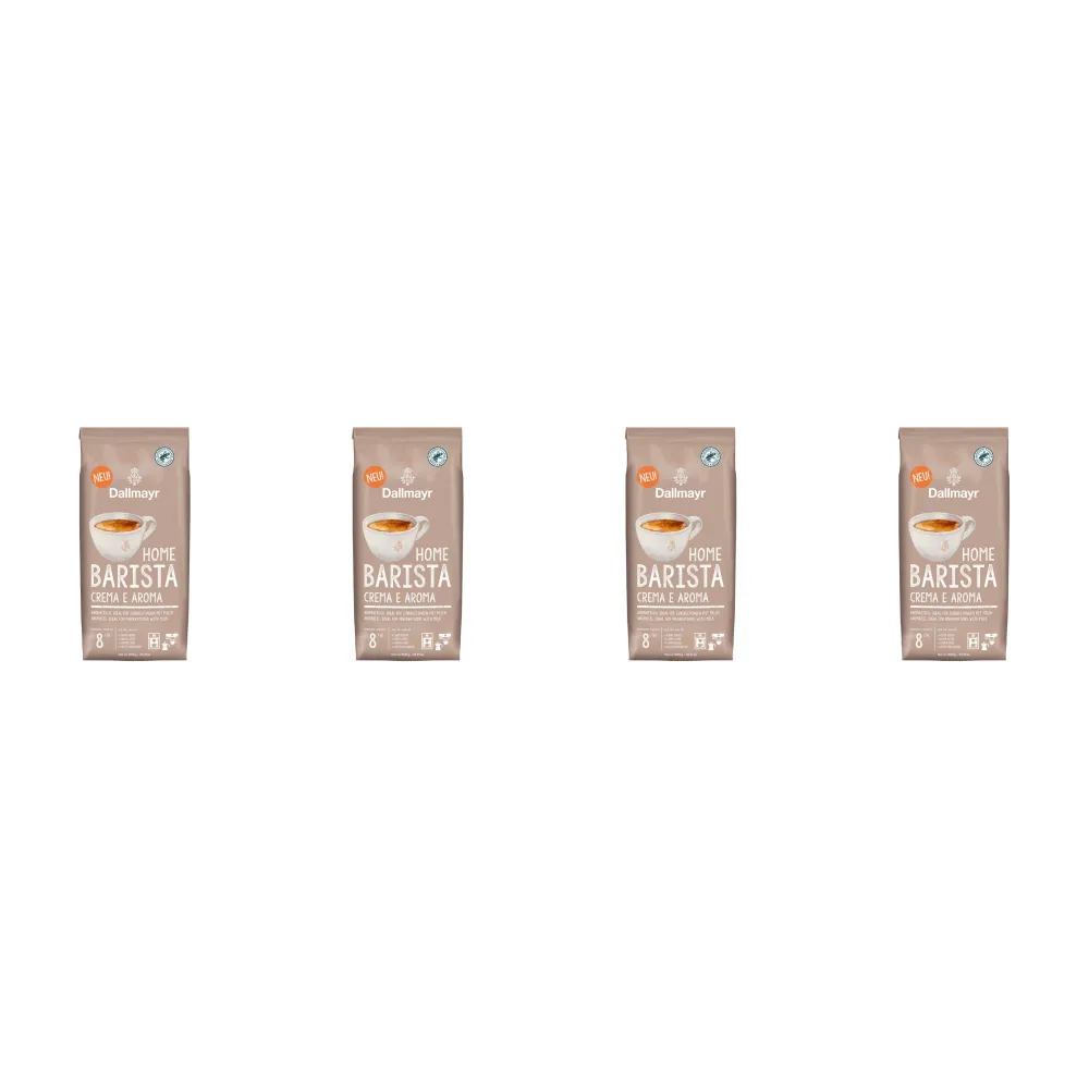 Dallmayr Home Barista Caffè Crema e Aroma - kávová zrna - 4 x 1 kg