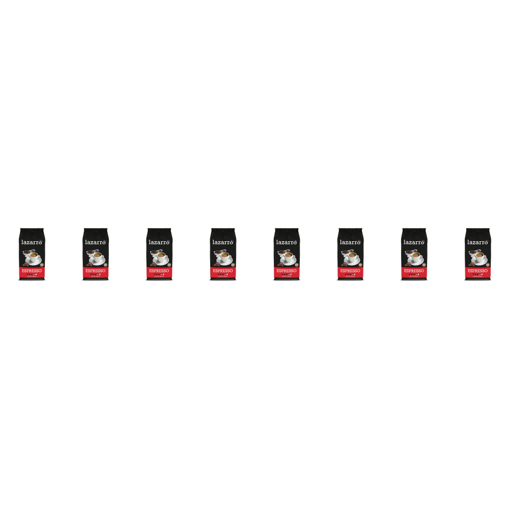Lazarro Espresso - kávová zrna - 8 x 1 kg
