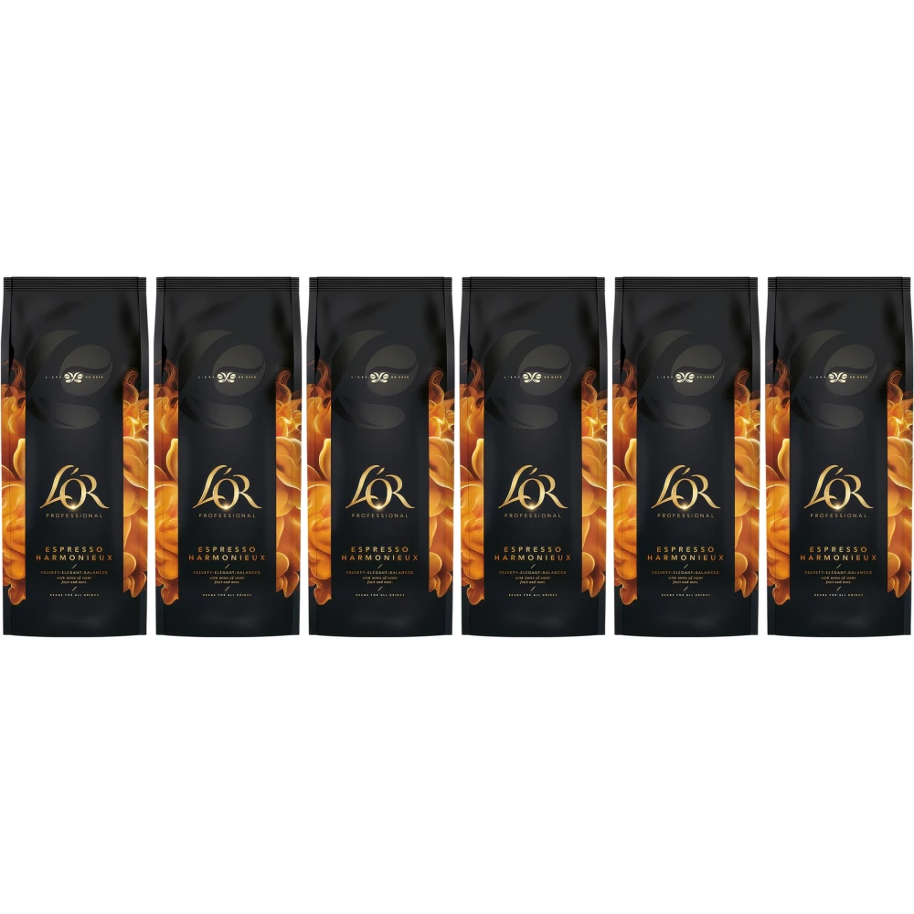 L'OR Harmonieux Espresso - kávová zrna - 6 x 1 kilogram
