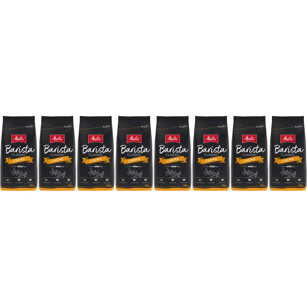 Melitta Barista Classic Crema - kávová zrna - 8 x 1 kg