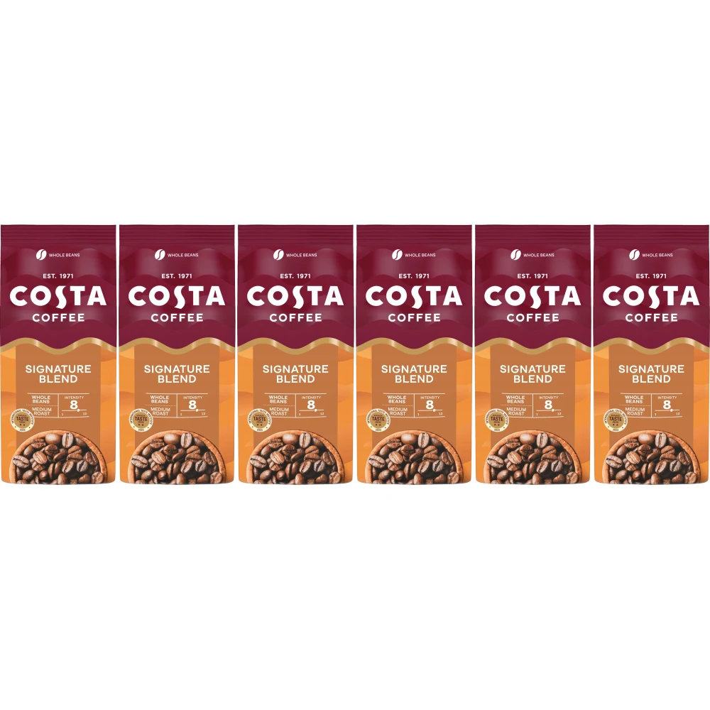 Costa Coffee Signature Blend Medium Roast - kávová zrna - 6 x 1 kilo