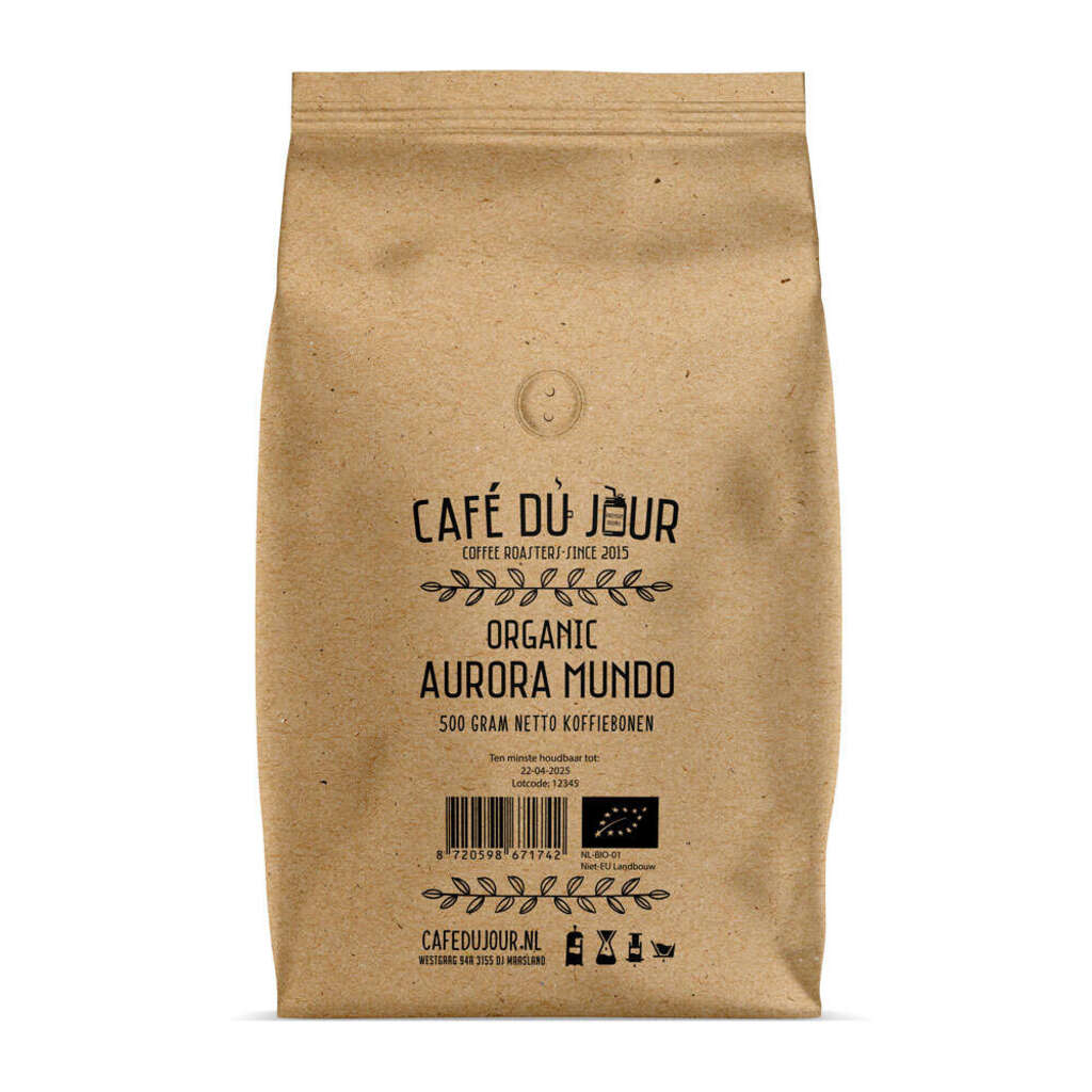 Cafe du Jour Aurora Mundo kávová zrna