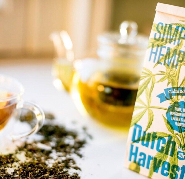 Simply Hemp - Čistý konopný čaj 40 g - Dutch Harvest sypaný čaj
