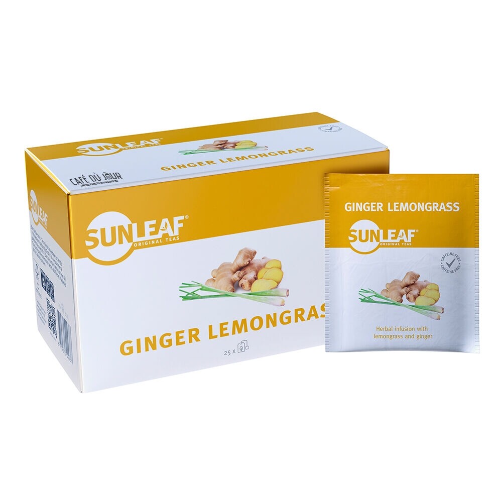 Zázvor Citronová tráva - Sunleaf - 25 čajových sáčků