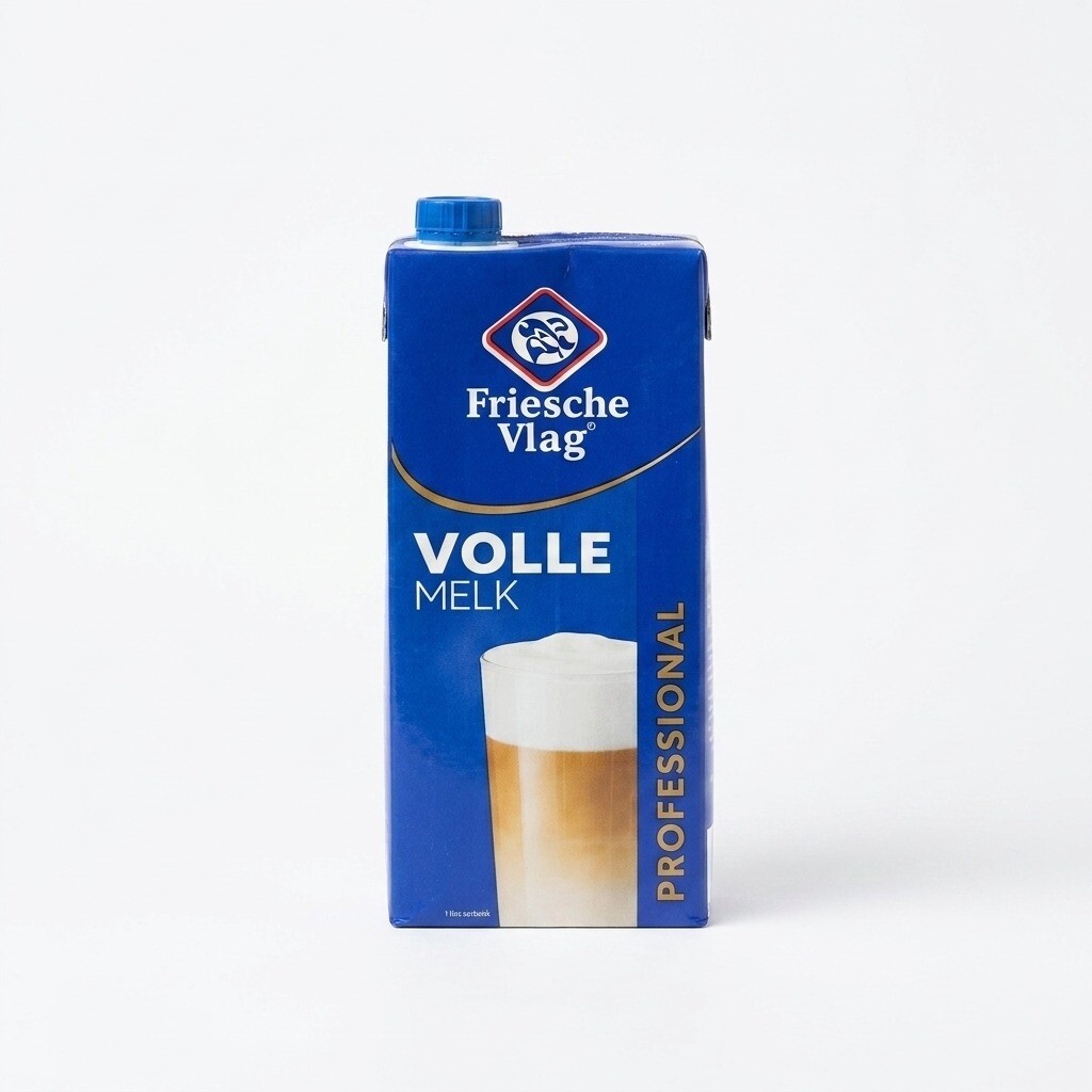 Friesche Vlag Langlekker plnotučné mléko - krabice 12 x 1 l