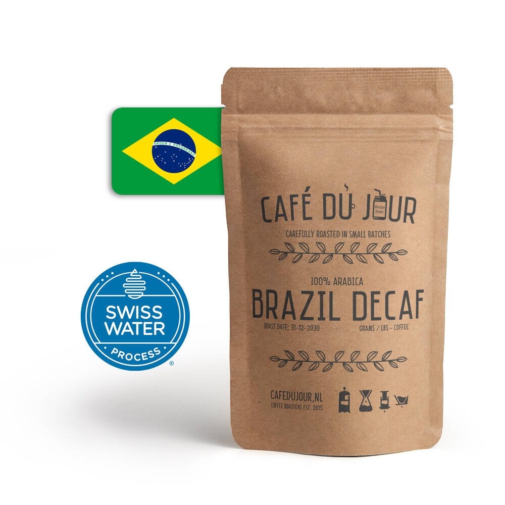 Café du Jour 100% arabika bez kofeinu Brazílie Swiss Water®
