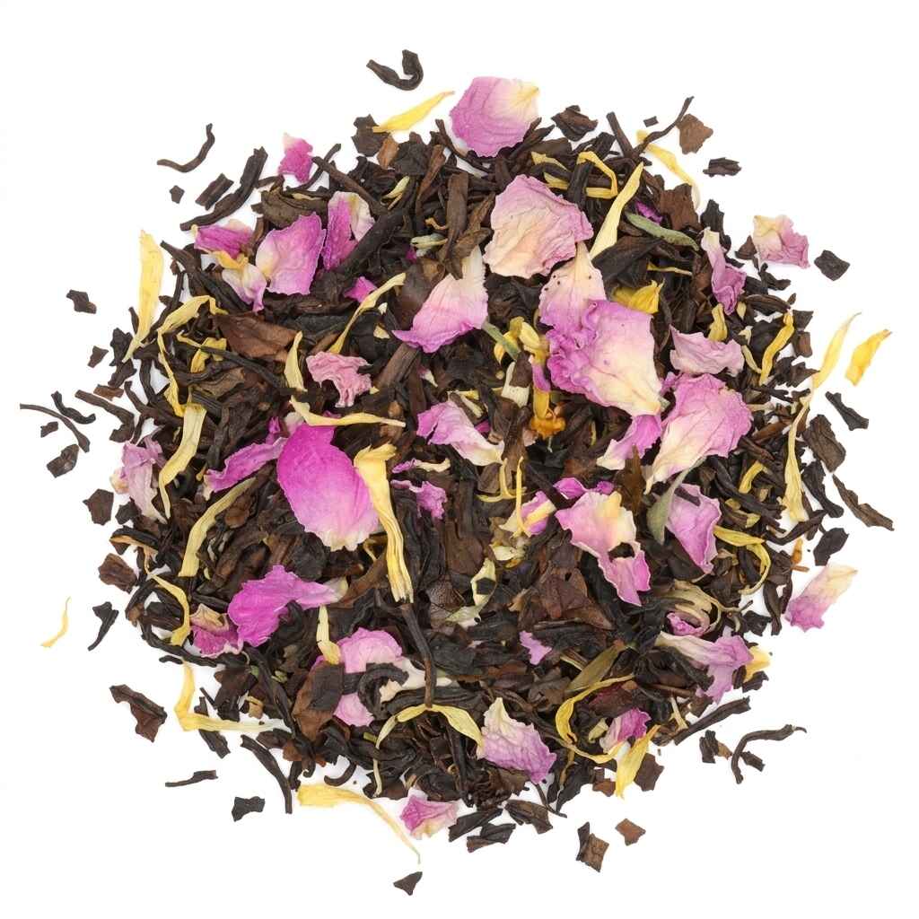 Rose romantique - oolong čaj 100 gramů - Café du Jour sypaný čaj