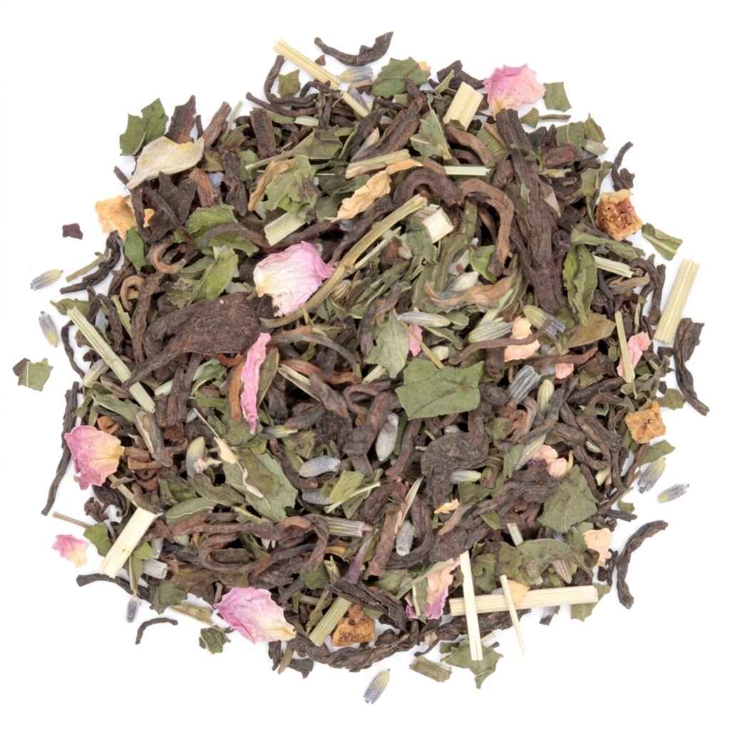 Pu Erh & Máta - Pu-Erh čaj 100 gramů - Café du Jour sypaný čaj