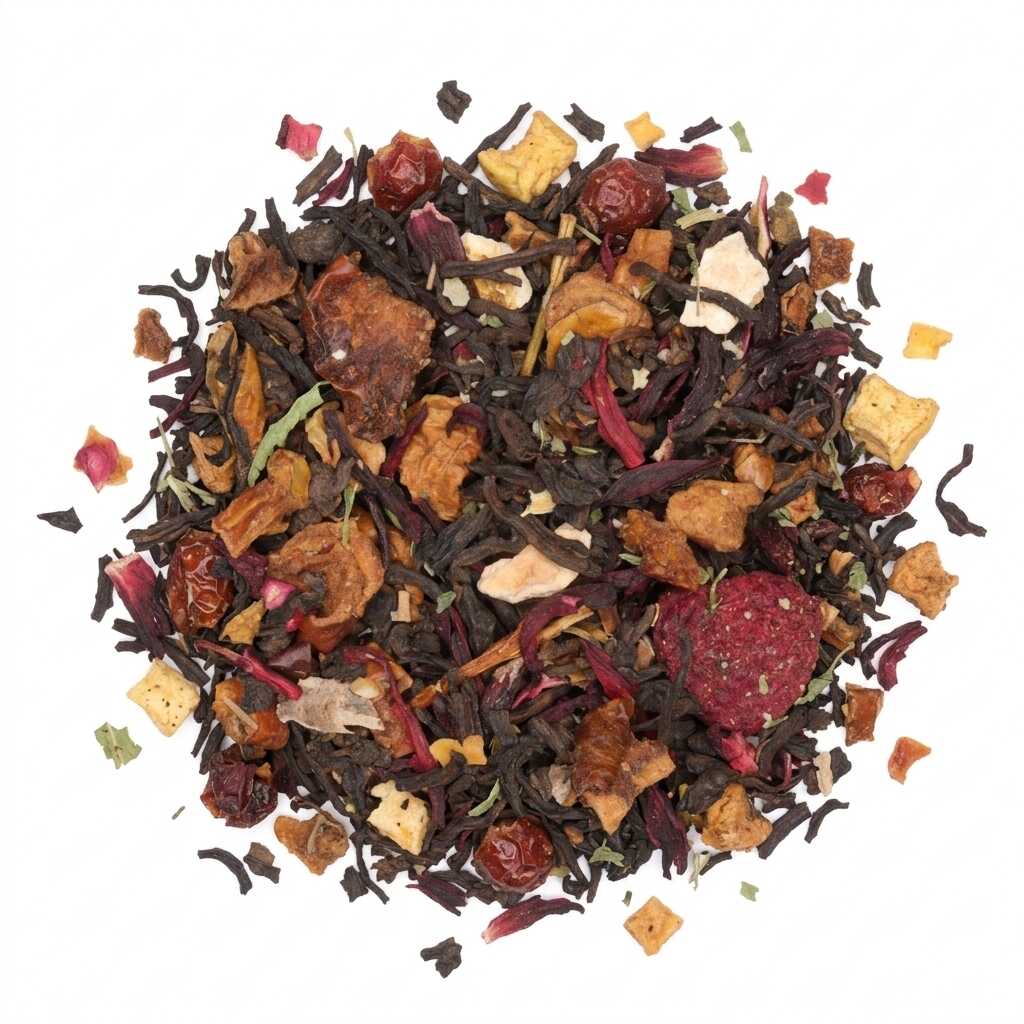Lesní ovoce - Pu-Erh čaj 100 gramů - Café du Jour sypaný čaj
