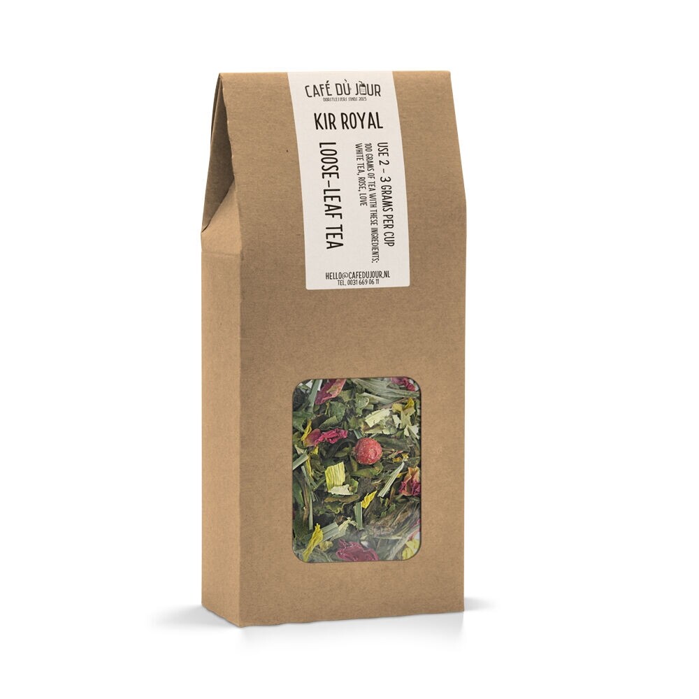Kir Royal - Bílý čaj 100 g - Café du Jour sypaný čaj