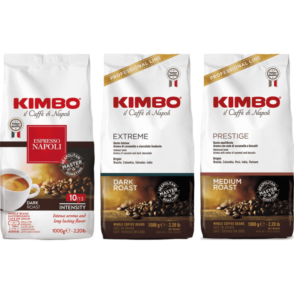 Kimbo Degustační Balíček Silný & Intenzivní - 3 x 1 kg
