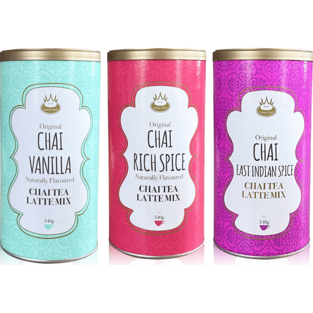 Royal Chai Latte Trio - Vanilka, Rich Spice & East Indian Spice 3 x 340g
