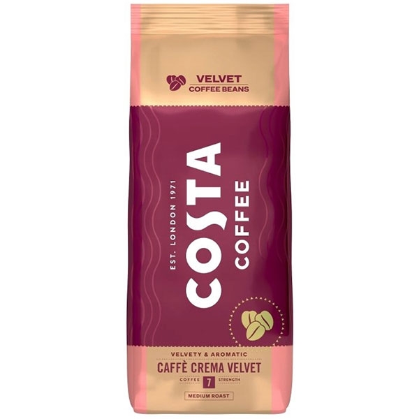 Costa Coffee Caffè Crema Velvet - kávová zrna - 1 kg