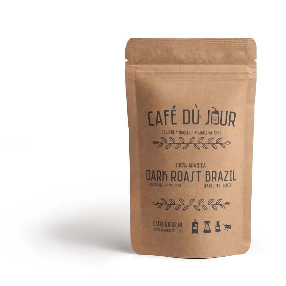 Café du Jour 100% arabica tmavé pražení Brazílie