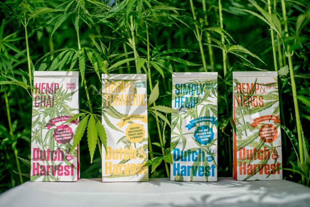 Hemp & Turmeric - Konopná a kurkumová čaj 50 g - Dutch Harvest sypaný čaj