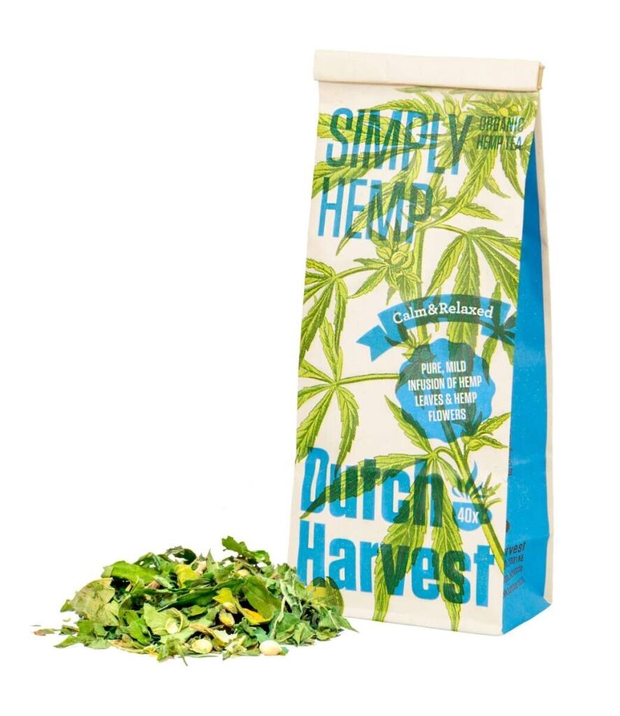 Simply Hemp - Čistý konopný čaj 40 g - Dutch Harvest sypaný čaj