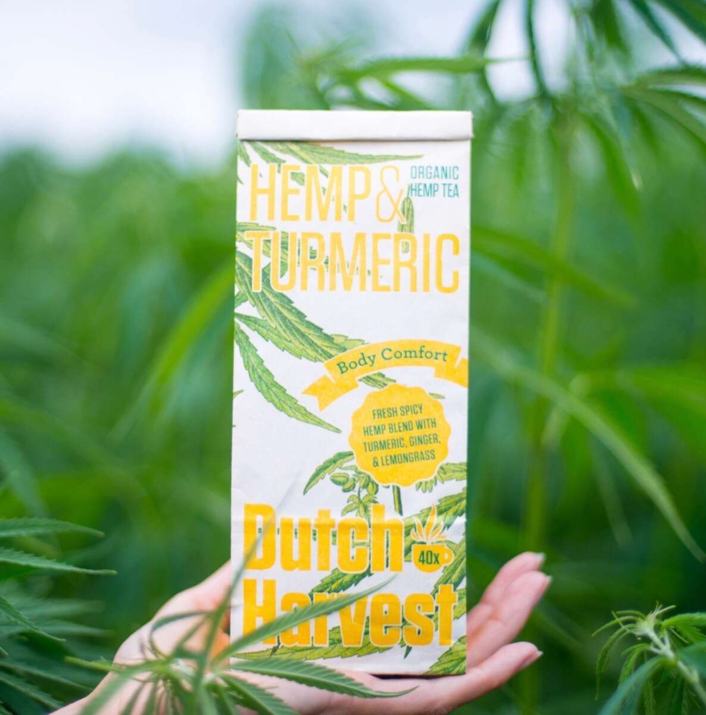 Hemp & Turmeric - Konopná a kurkumová čaj 50 g - Dutch Harvest sypaný čaj