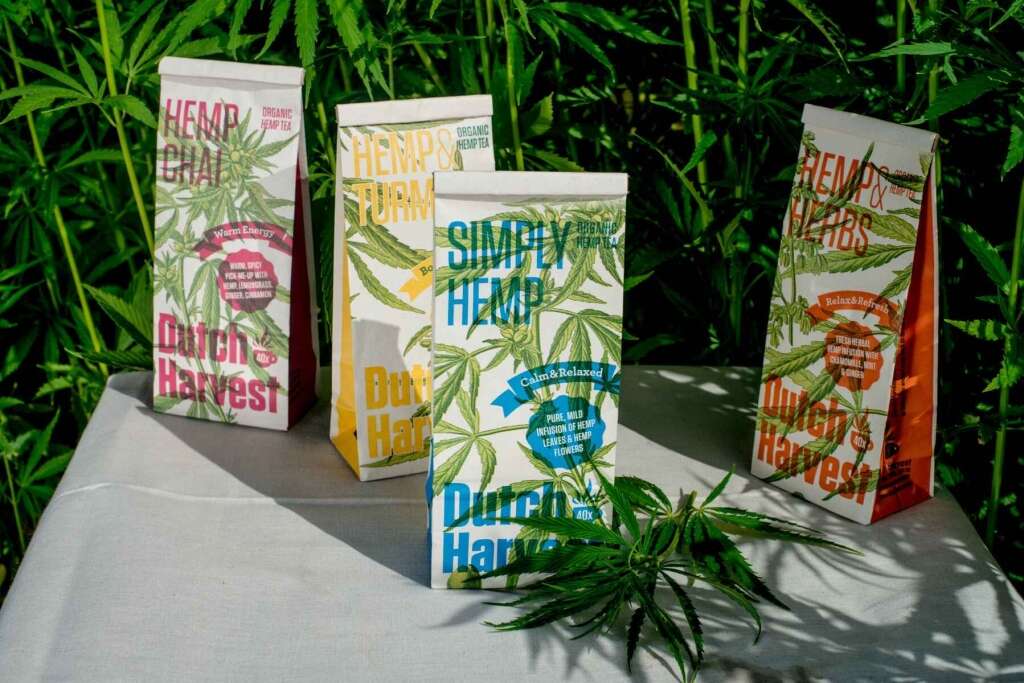 Simply Hemp - Čistý konopný čaj 40 g - Dutch Harvest sypaný čaj