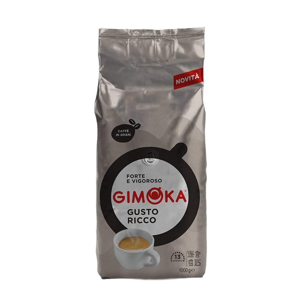 Gimoka Gusto Ricco - kávová zrna - 1 kilo