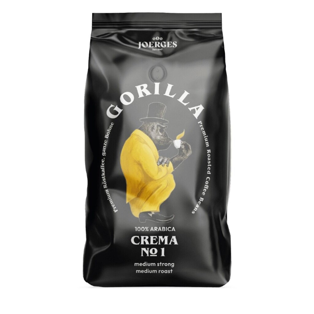 Gorilla Crema No.1 - kávová zrna - 1 kg