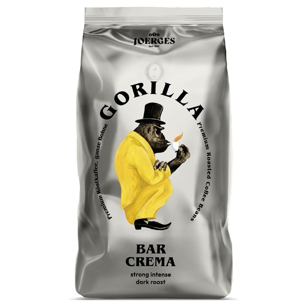 Gorilla Bar Crema Silber - kávová zrna - 1 kg