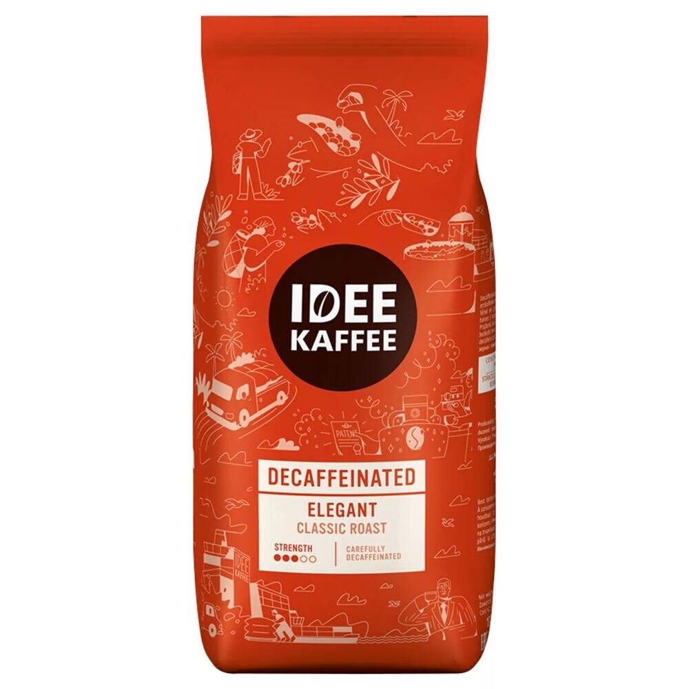 IDEE Kaffee Elegant Decaffeinated - kávová zrna - 1 kg