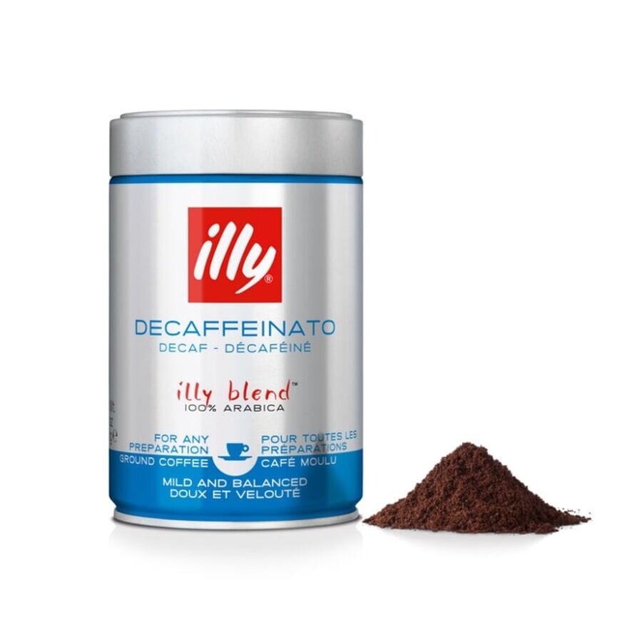 Illy Decaffeinato – mletá káva – 250 gramů