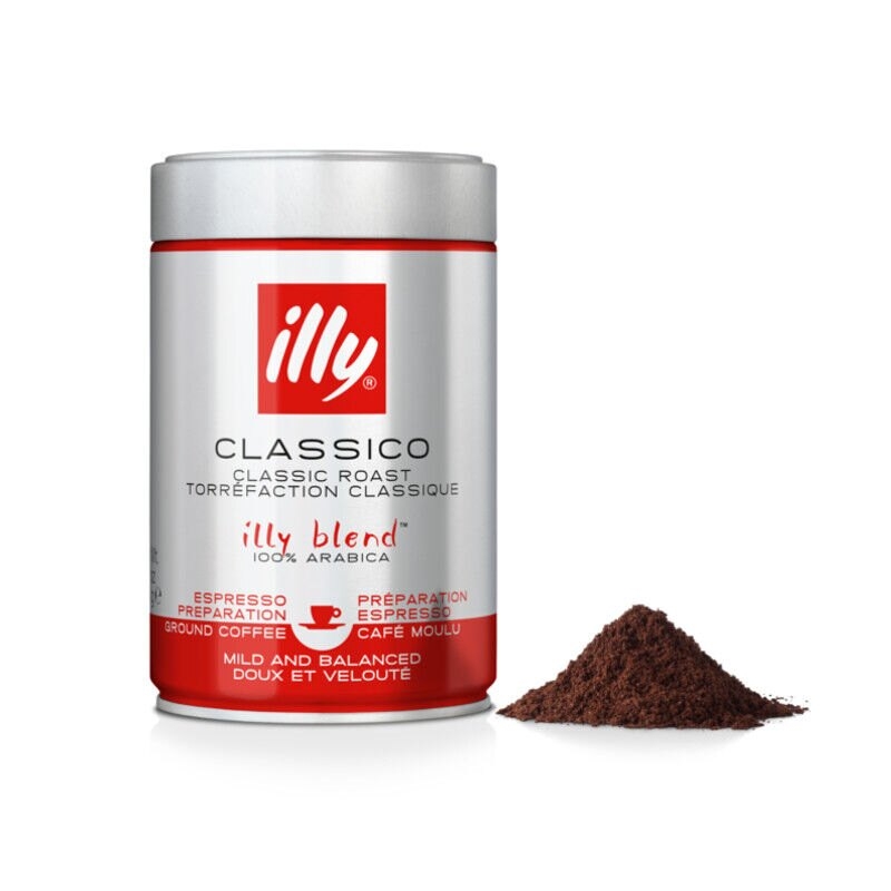 illy Classico - mletá káva - 250 gramů