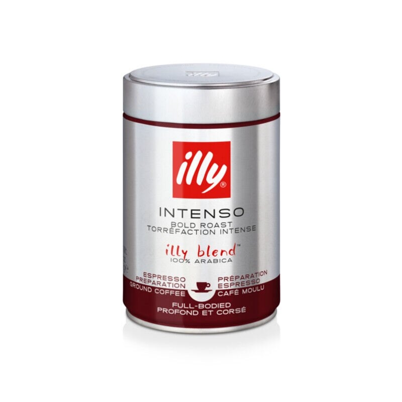 Illy tmavé pražení (Intenso) 250 g mletá káva