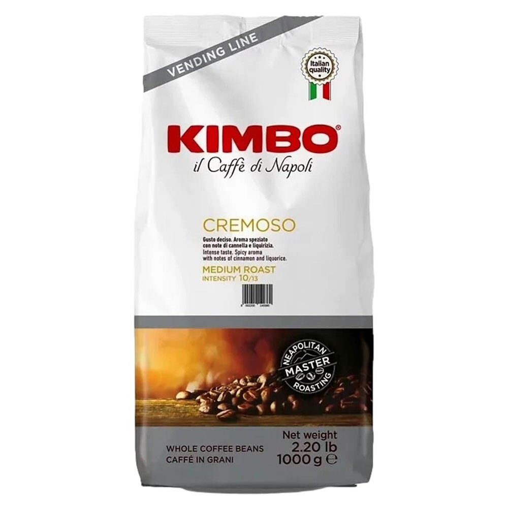 Kimbo Cremoso - kávová zrna - 1 kilogram