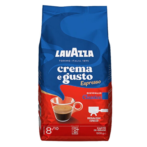 Lavazza Crema e Gusto Espresso Classico - kávová zrna - 1 kg