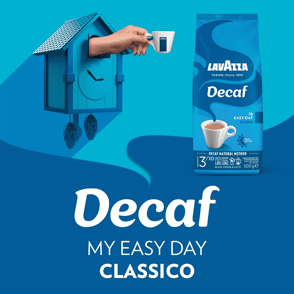 Lavazza Decaf My Easy Day Classico – kávová zrna – 1 kg