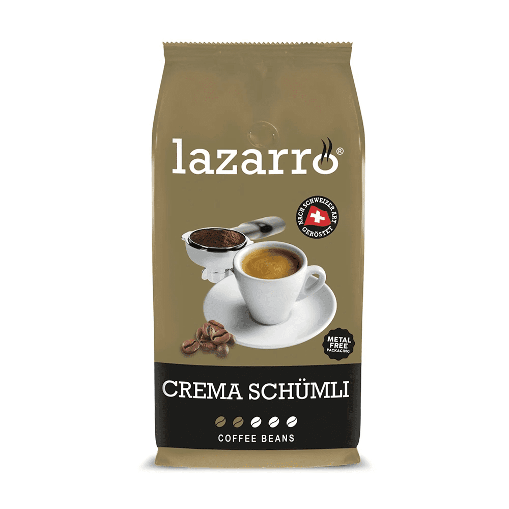 Lazarro Crema Schümli - kávová zrna - 1 kilogram