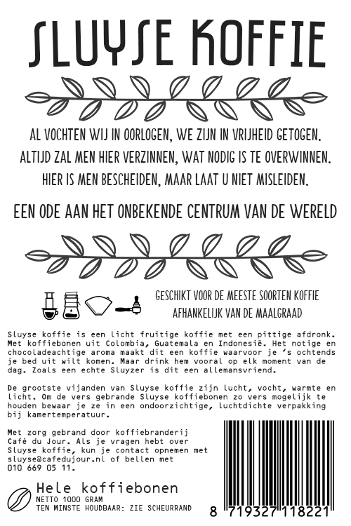 Sluyse káva – óda na Maassluis