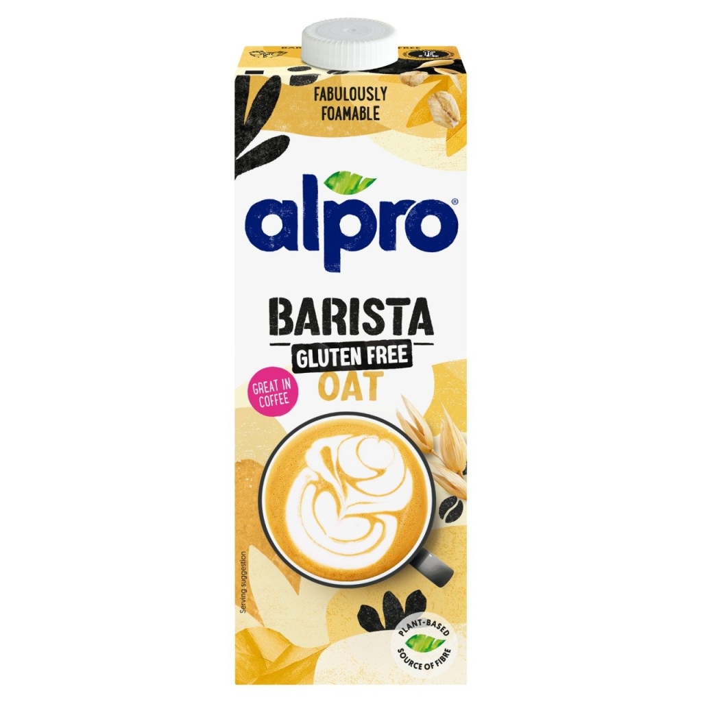 Alpro Barista Oves - bezlepkový nápoj na šlehání - karton 8 x 1 litr