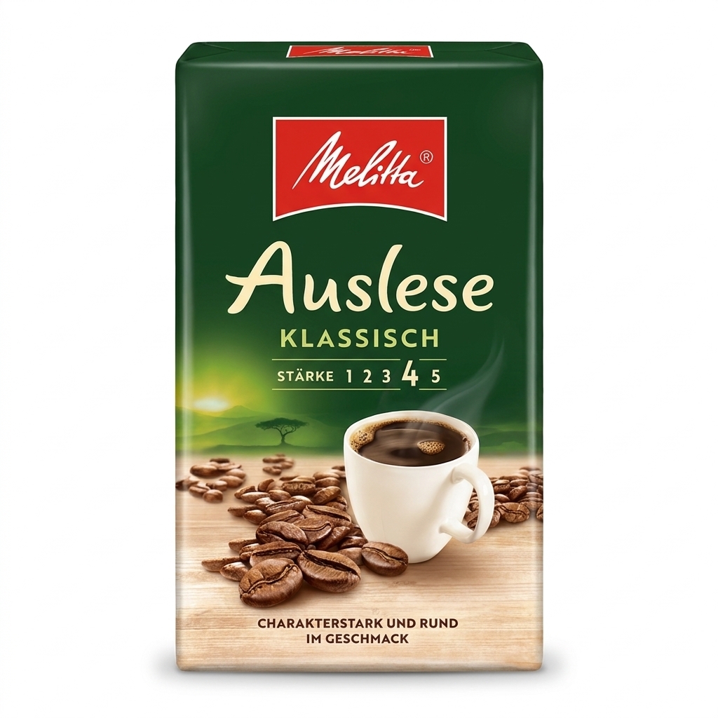 Melitta Auslese Klassisch - mletá káva - 500 g